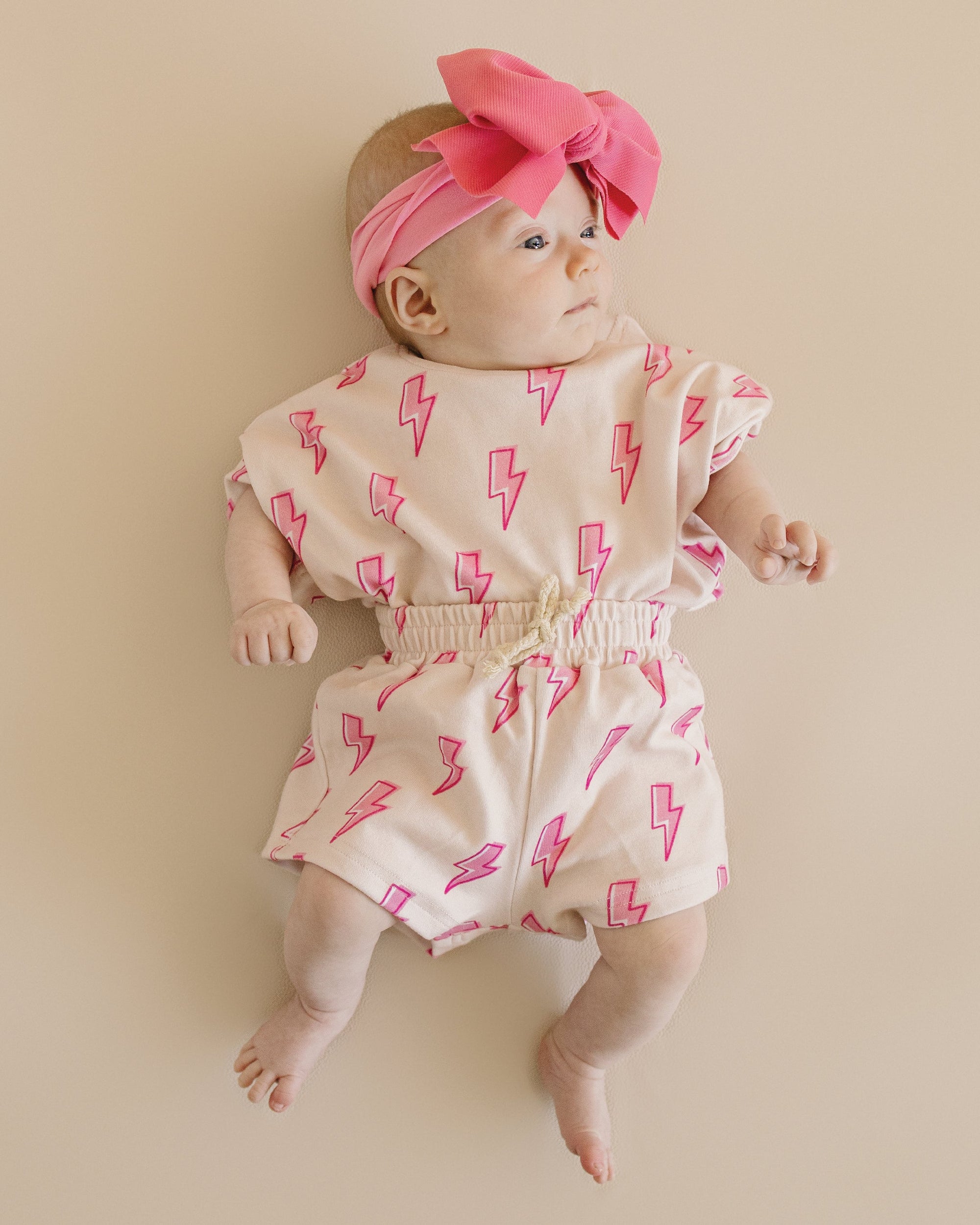 Shorts Set | Pink Bolts