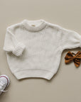 Chunky Knit Sweater | Milk