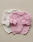 Chunky Knit Sweater | Milk