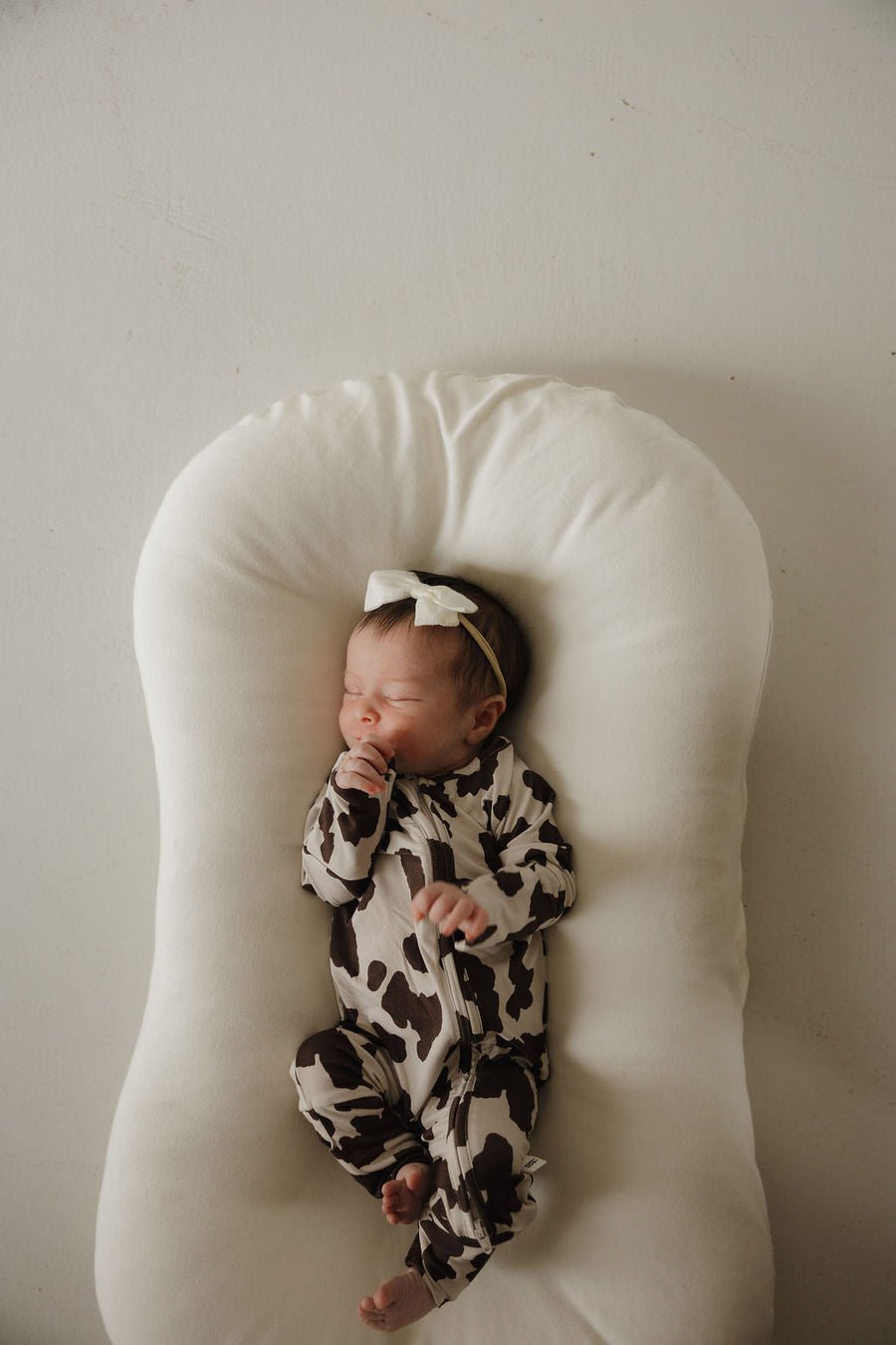 Bamboo Zip Pajamas | Moo! forever french baby