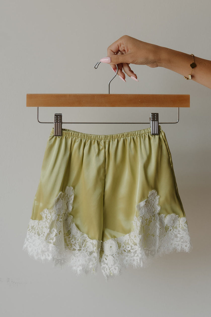 Girl's Satin Shorts | Prickly Pear forever french baby