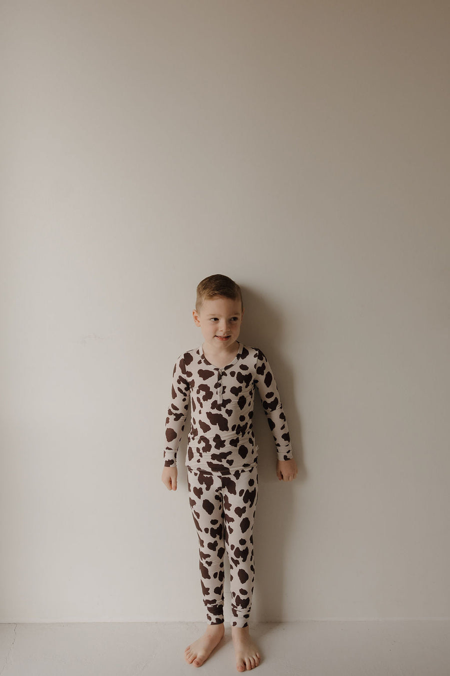 Bamboo Two Piece Pajamas | Moo! forever french baby