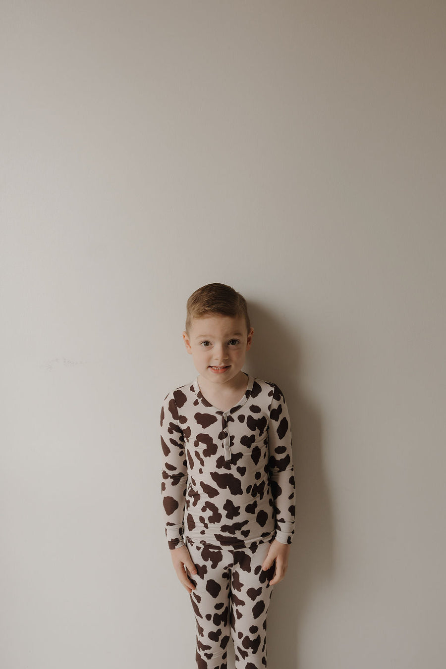 Bamboo Two Piece Pajamas | Moo! forever french baby