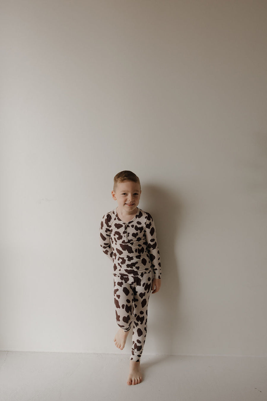Bamboo Two Piece Pajamas | Moo! forever french baby