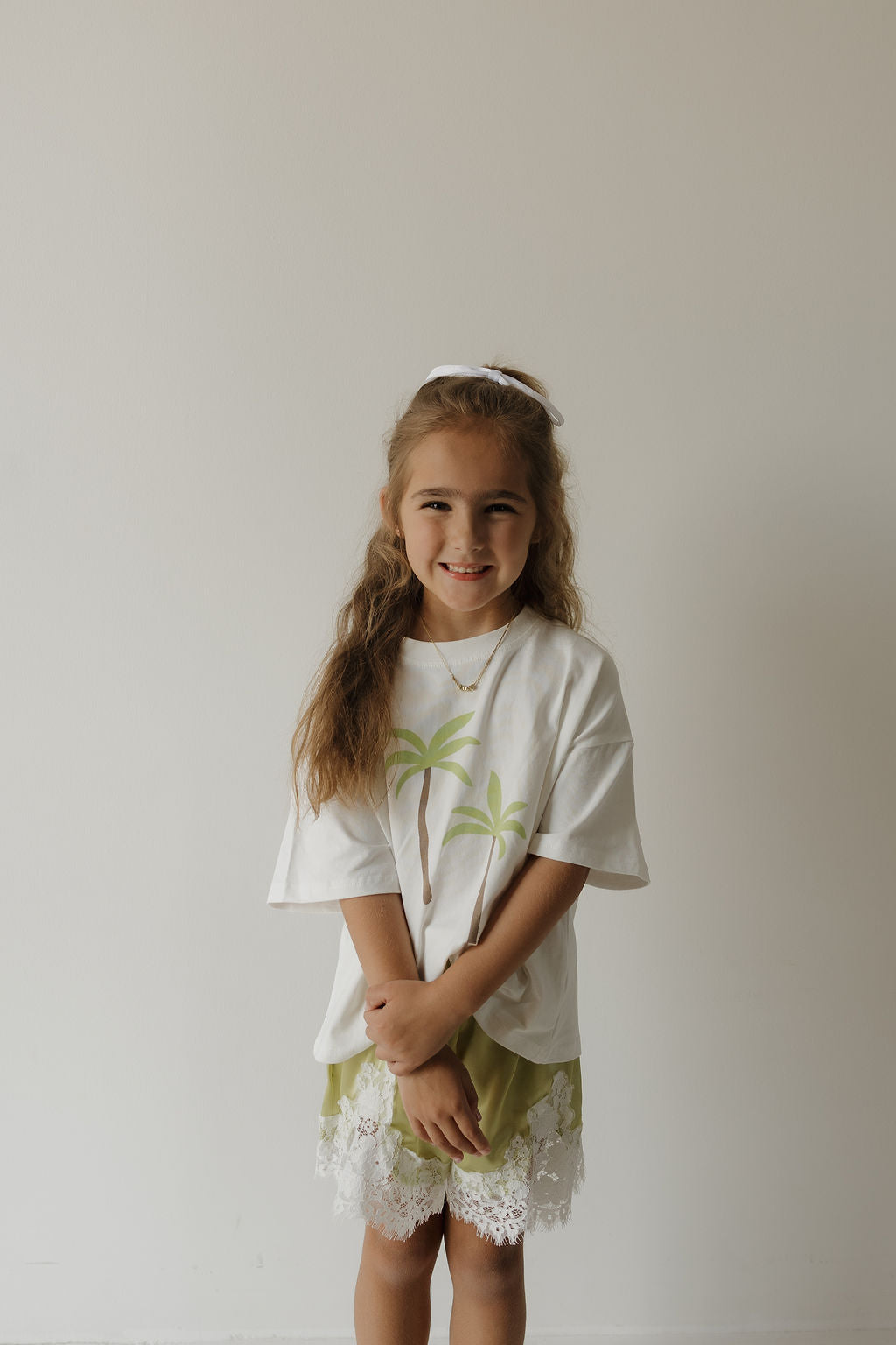 Girl's Satin Shorts | Prickly Pear forever french baby