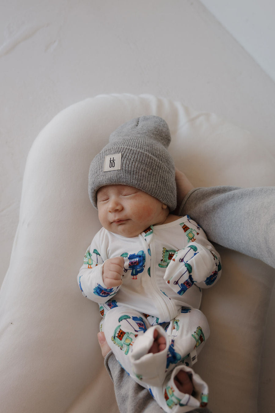Bamboo Zip Pajamas | Charli's Monsters forever french baby