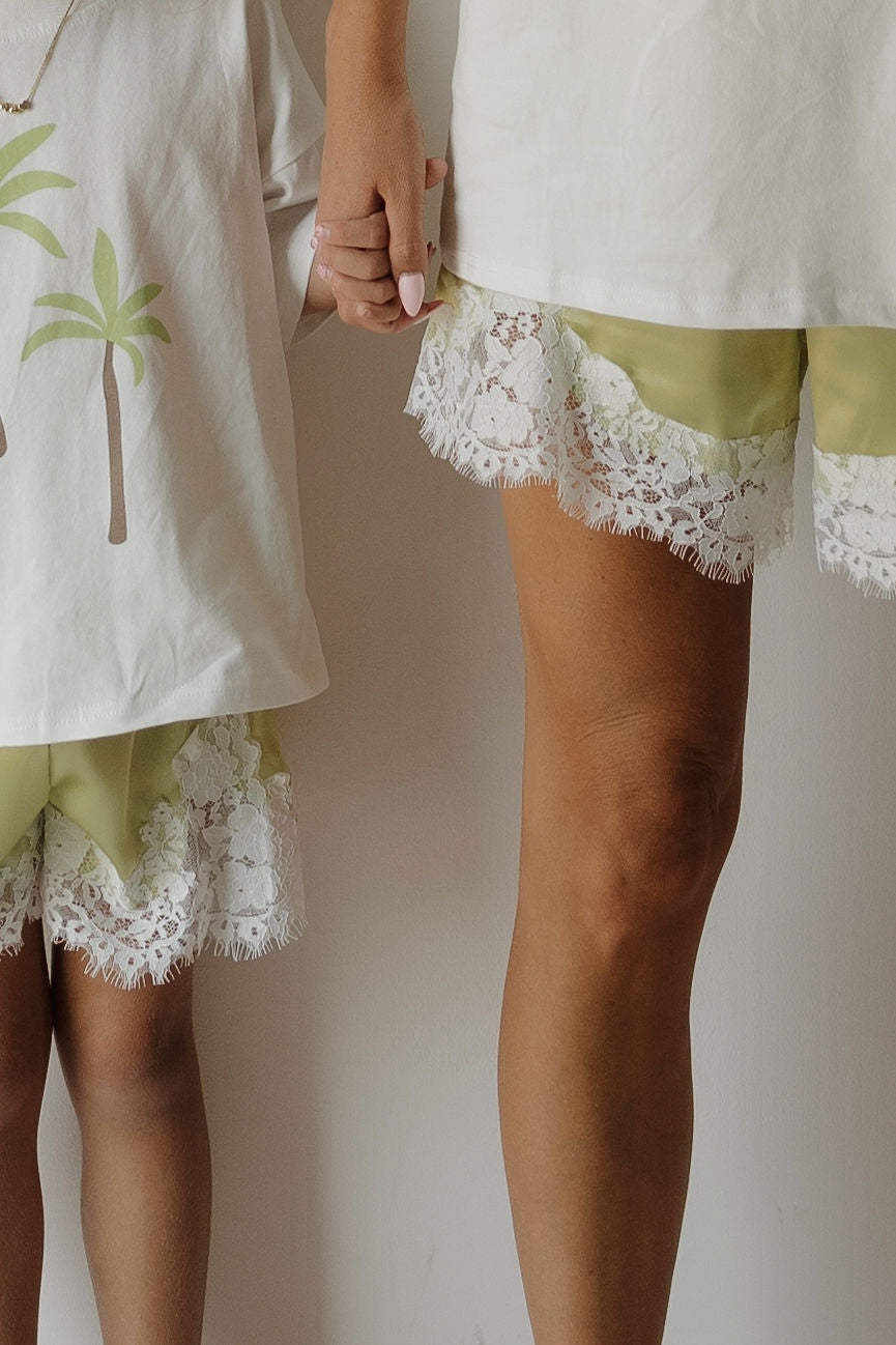 Women's Satin Shorts | Prickly Pear forever french baby