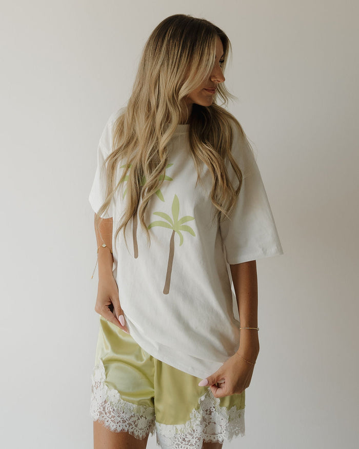 Adult Cotton Tee | Palm forever french baby