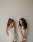 Girl's Ruffle Short Set | Swan forever french baby