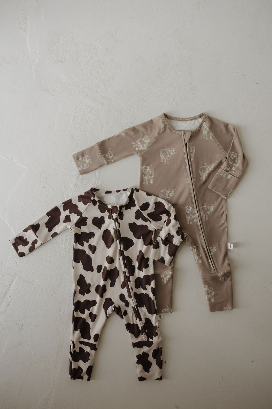 Bamboo Zip Pajamas | Moo! forever french baby