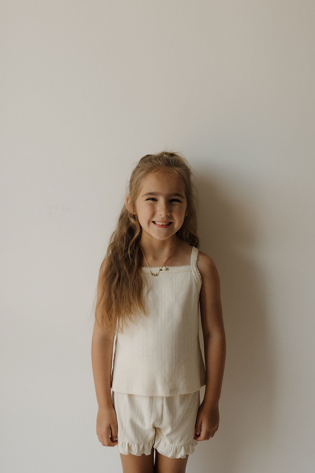 Girl's Ruffle Short Set | Swan forever french baby