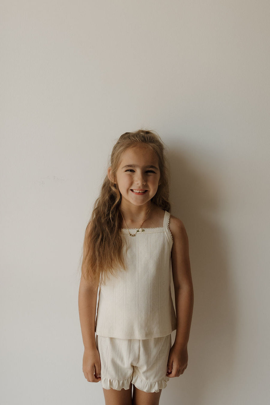 Girl's Ruffle Short Set | Swan forever french baby