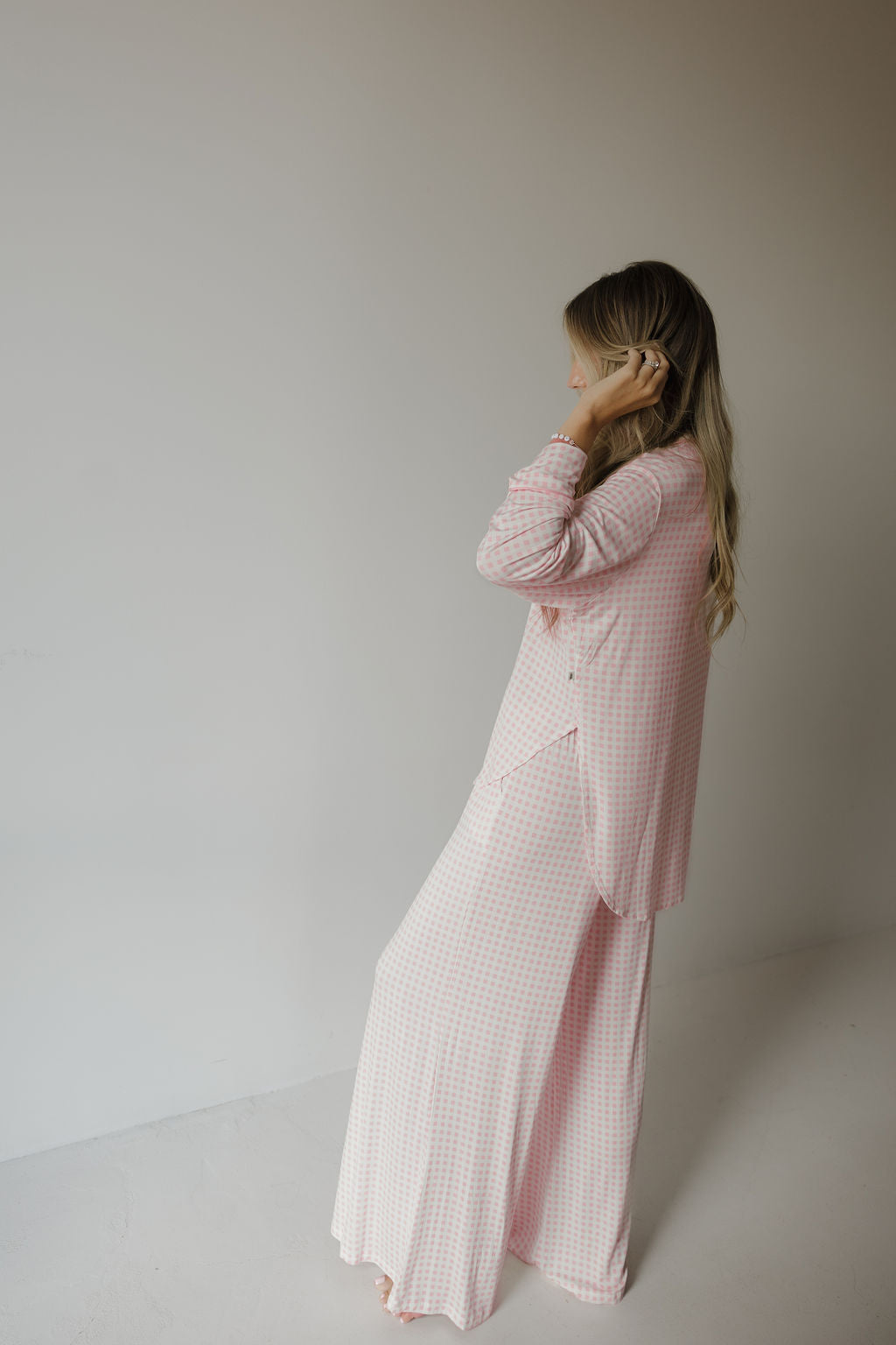 Women's Bamboo Button Up Lounge Set | Giselle forever french baby
