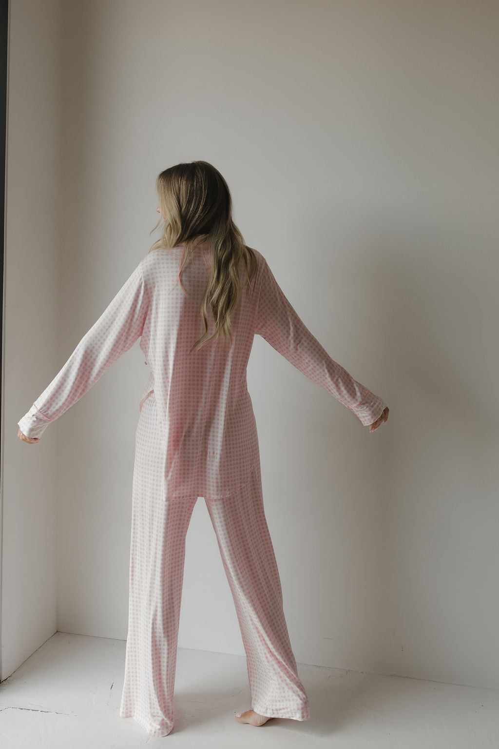 Women's Bamboo Button Up Lounge Set | Giselle forever french baby