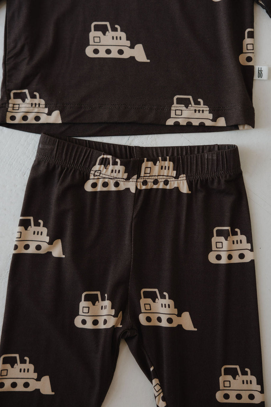 Child Sleepy Time Set | Bulldozer forever french baby