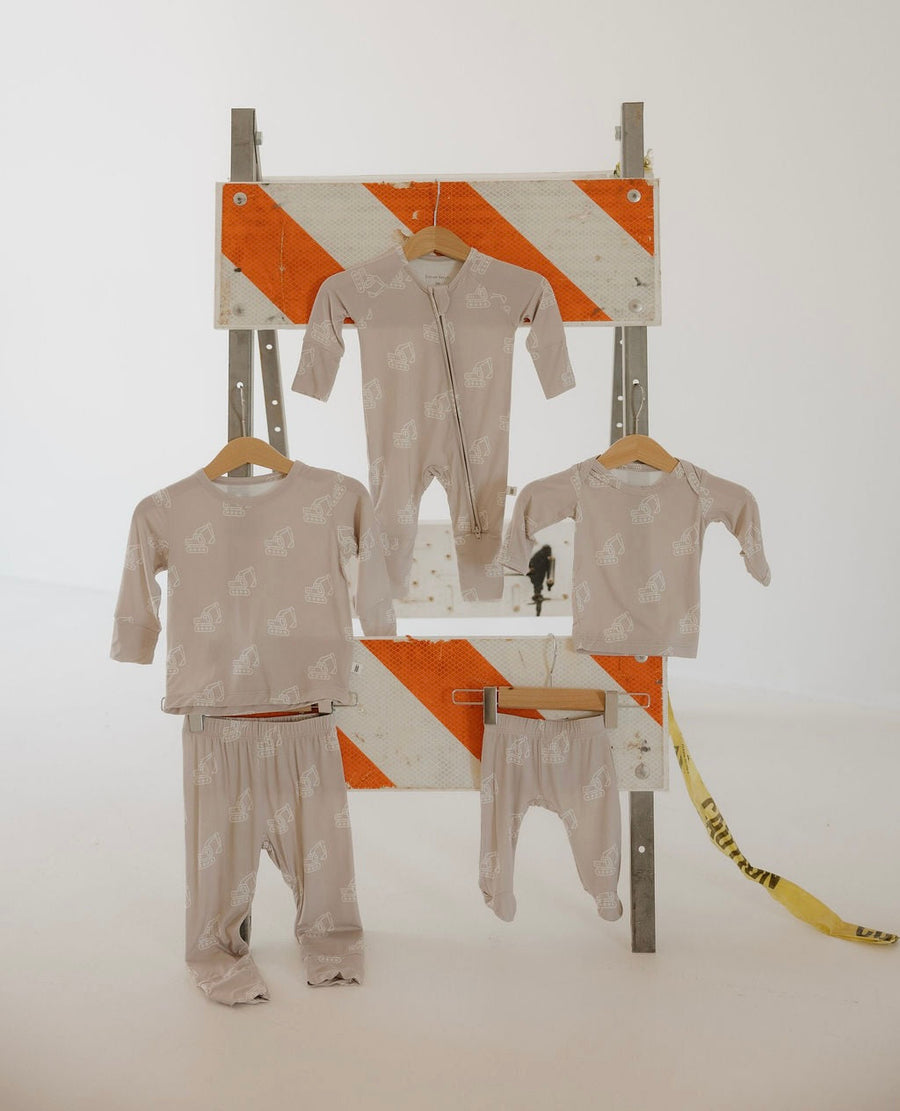 Child Sleepy Time Set | Excavator forever french baby