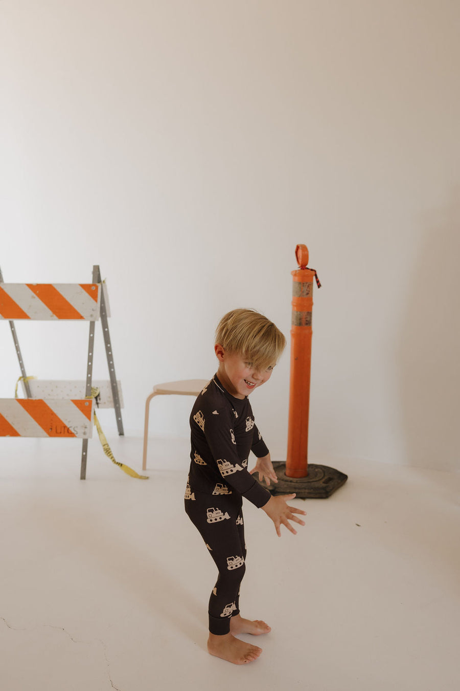 Child Sleepy Time Set | Bulldozer forever french baby