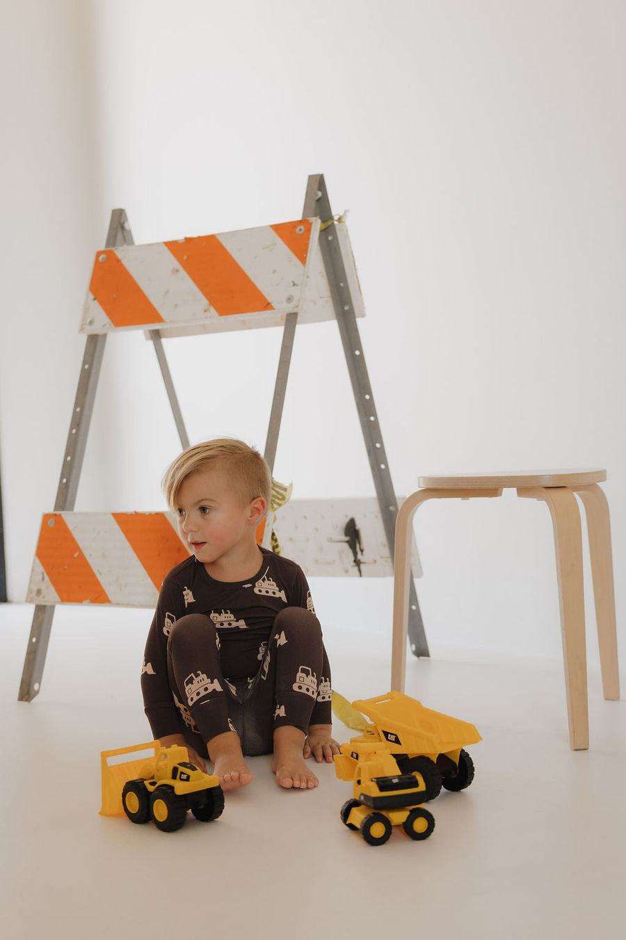Child Sleepy Time Set | Bulldozer forever french baby