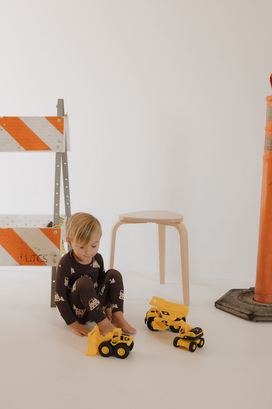 Child Sleepy Time Set | Bulldozer forever french baby