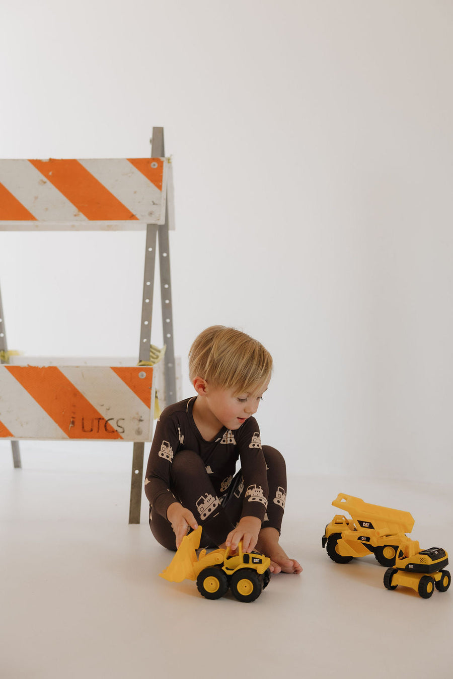 Child Sleepy Time Set | Bulldozer forever french baby