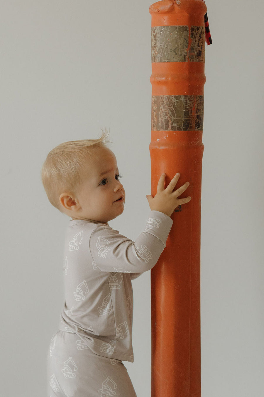Child Sleepy Time Set | Excavator forever french baby