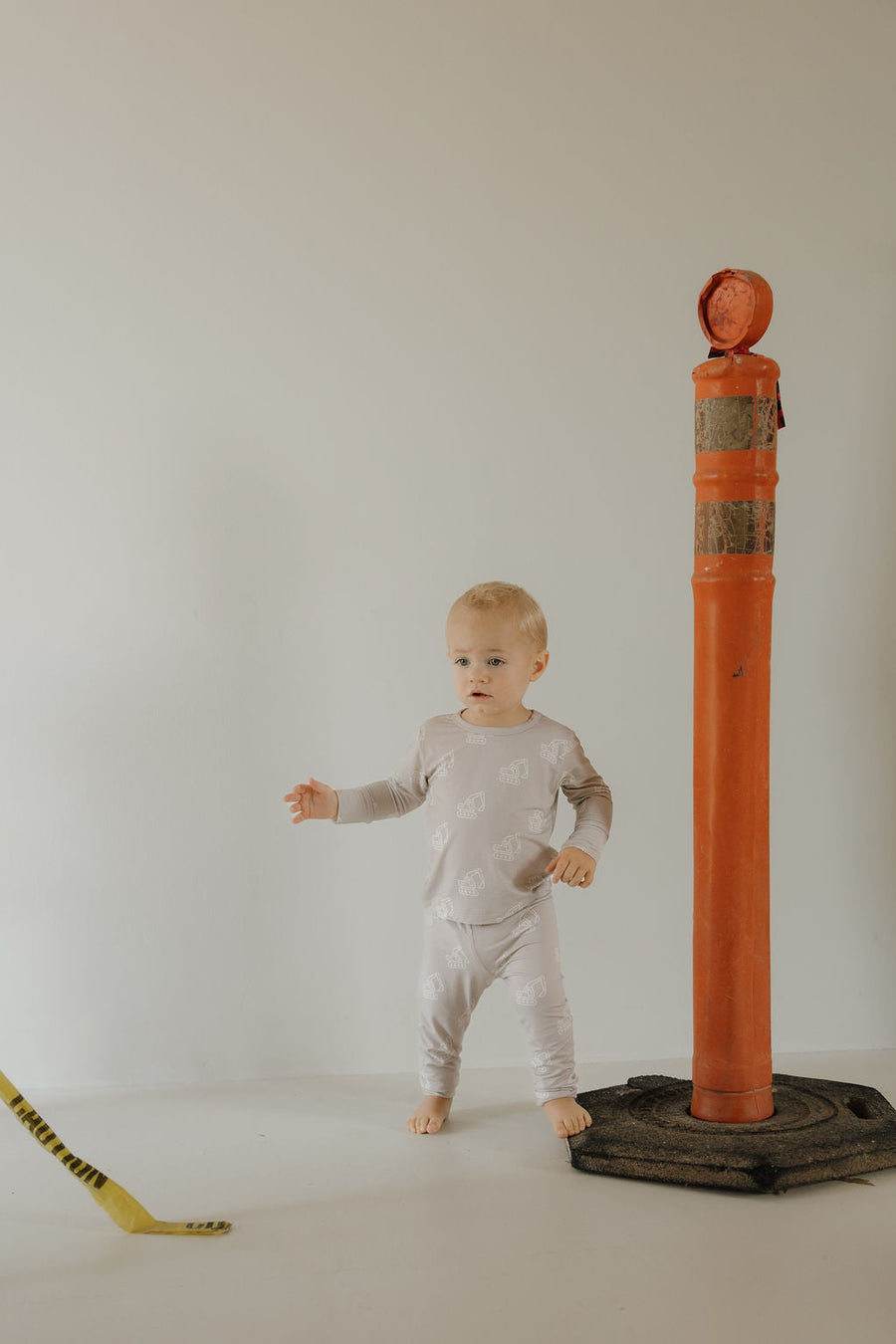 Child Sleepy Time Set | Excavator forever french baby