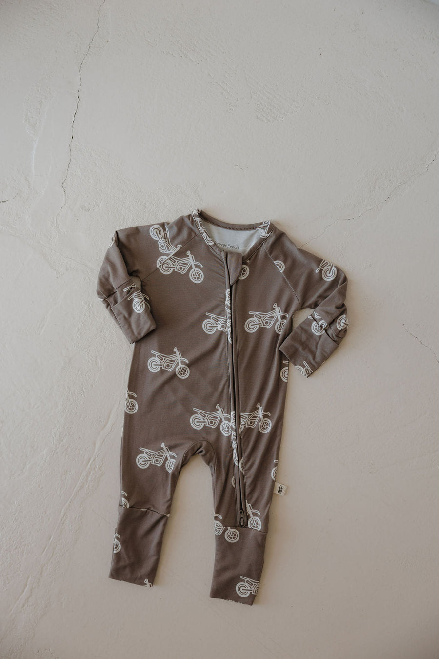 Bamboo Zip Pajamas | Dirt Bike forever french baby