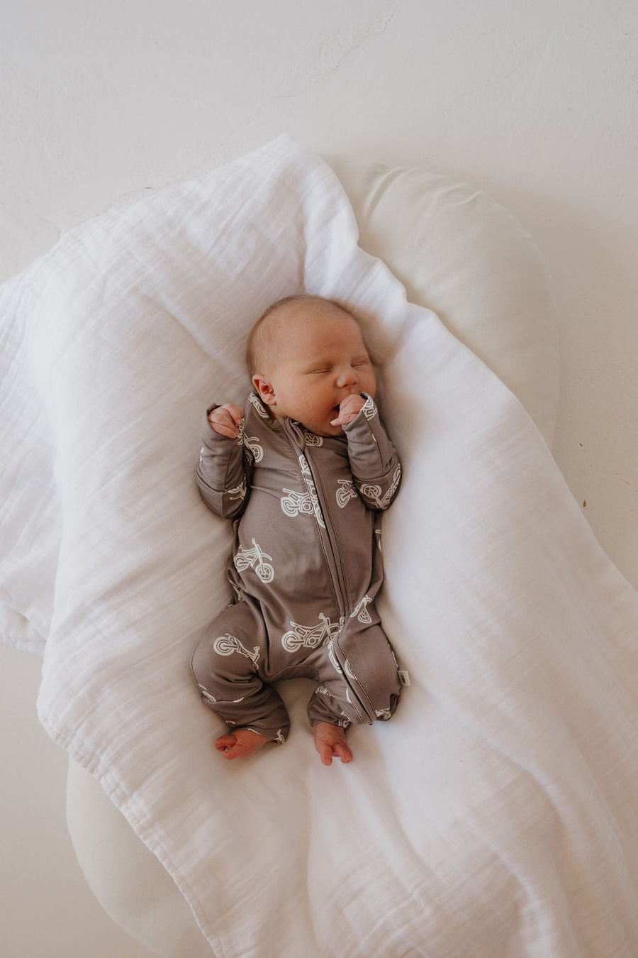 Bamboo Zip Pajamas | Dirt Bike forever french baby