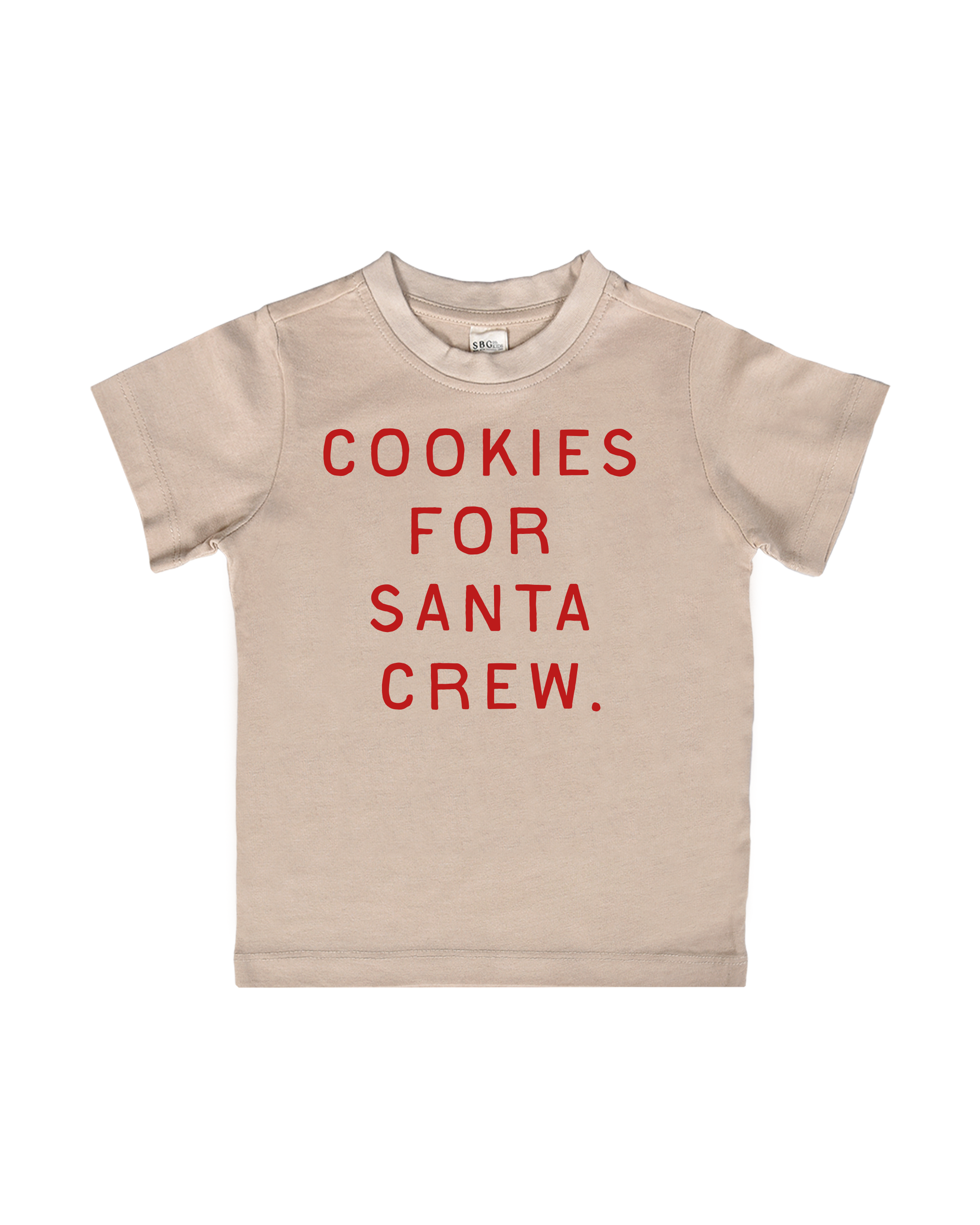 Cookies For Santa Kids Tee SBG Co.