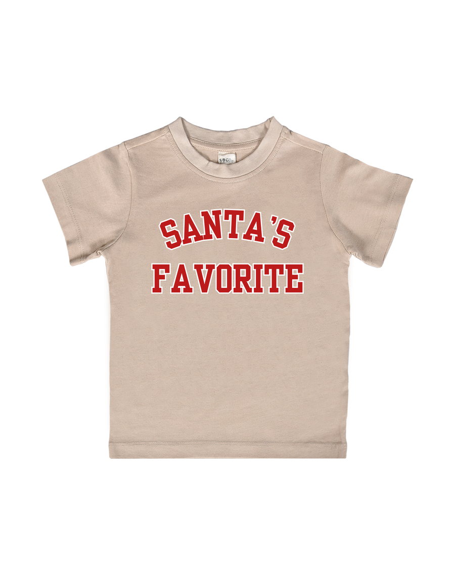 Santa's Favorite Varsity Tee SBG Co.