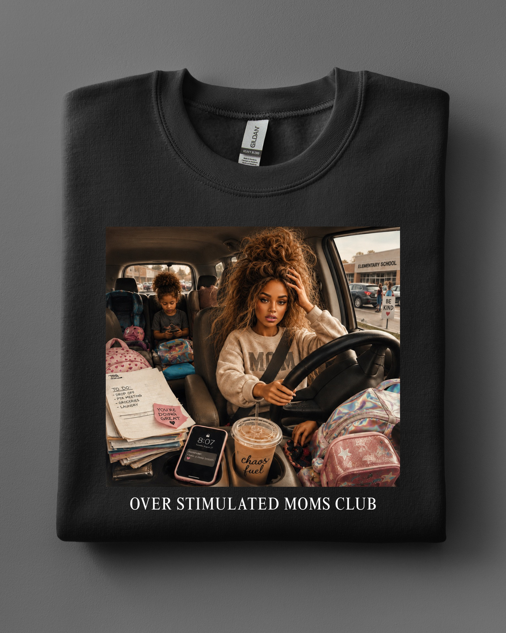 Overstimulated Mom's Club Barbie Tee