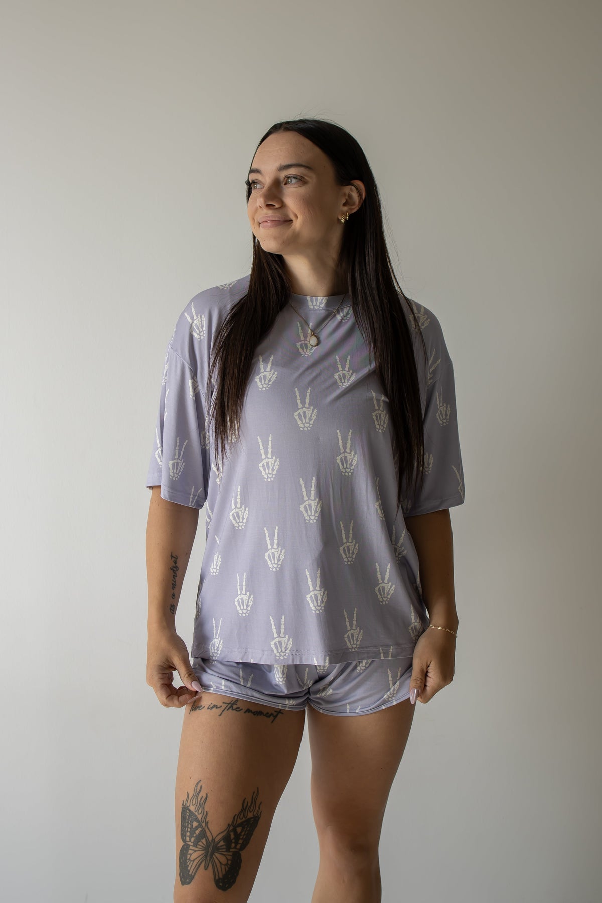 Women's Bamboo Short Set | Enchanted Skelly forever french baby