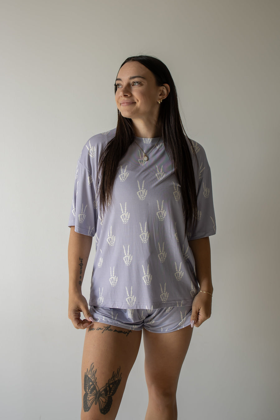 Women's Bamboo Short Set | Enchanted Skelly forever french baby