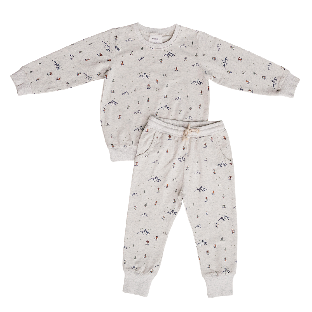 Skier French Terry Set Mebie Baby