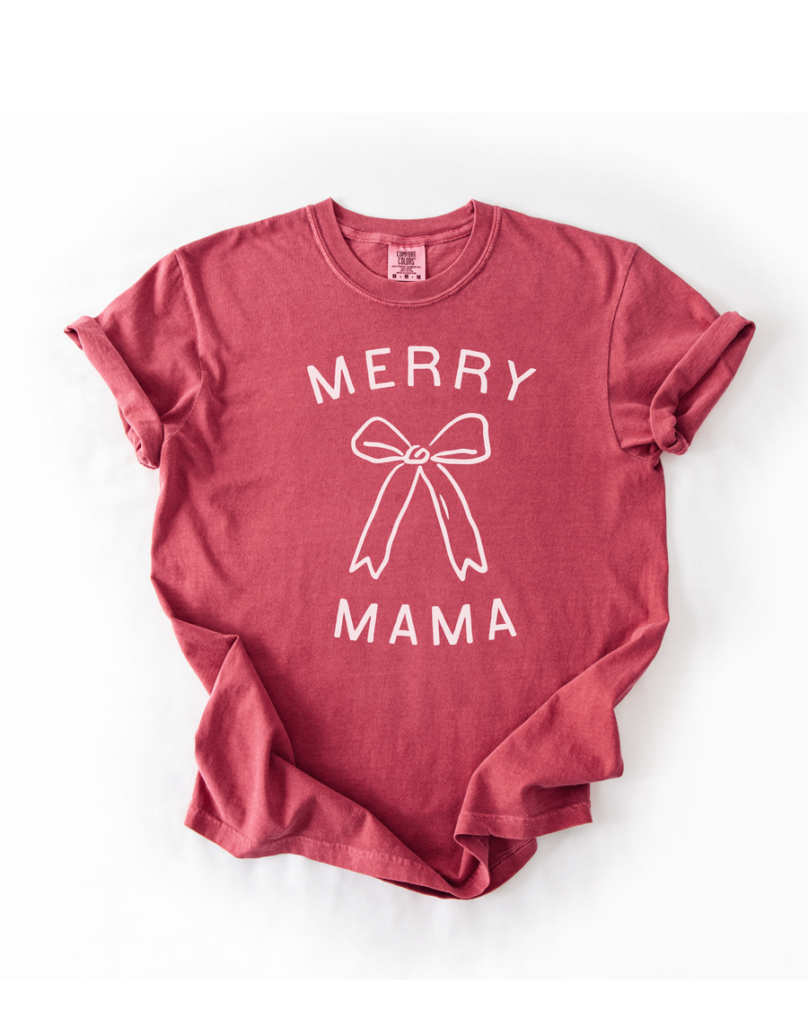 Merry Mama Bow Tee SBG Co.