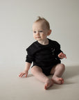 Sweatshirt Romper | Midnight Skelly forever french baby