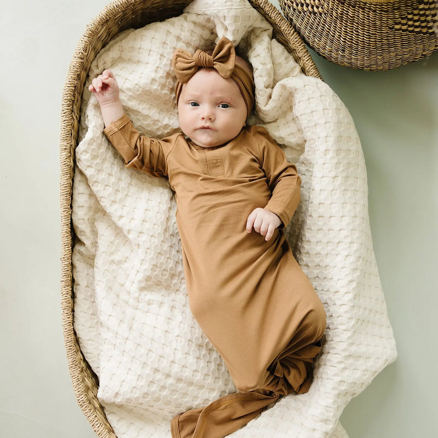 Mustard Bamboo Head Wrap Mebie Baby