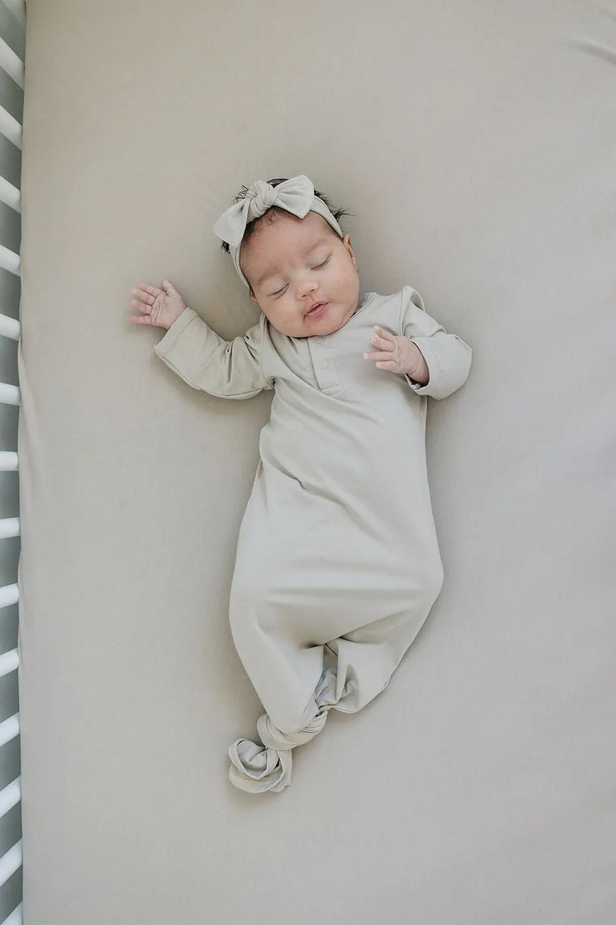 Oatmeal Bamboo Head Wrap Mebie Baby