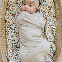 Oatmeal Bamboo Stretch Swaddle