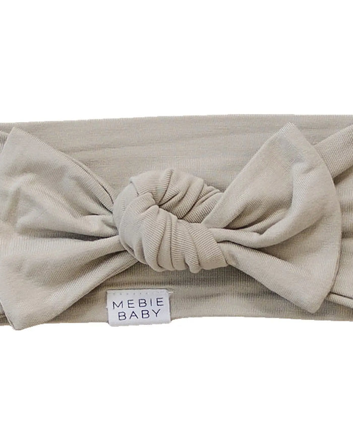 Oatmeal Bamboo Head Wrap Mebie Baby