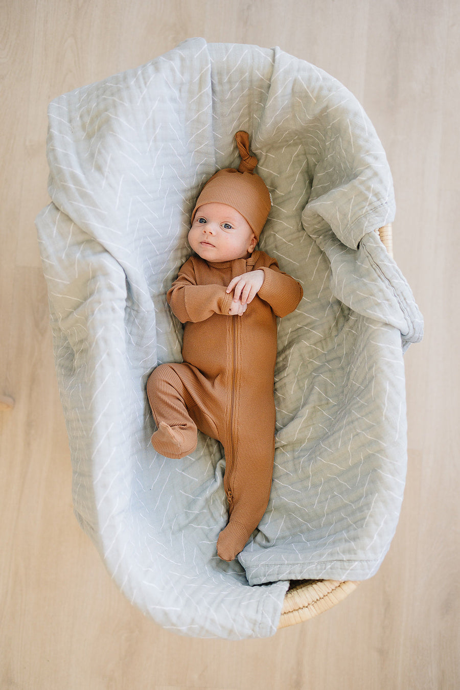 Desert Sage Muslin Quilt Mebie Baby