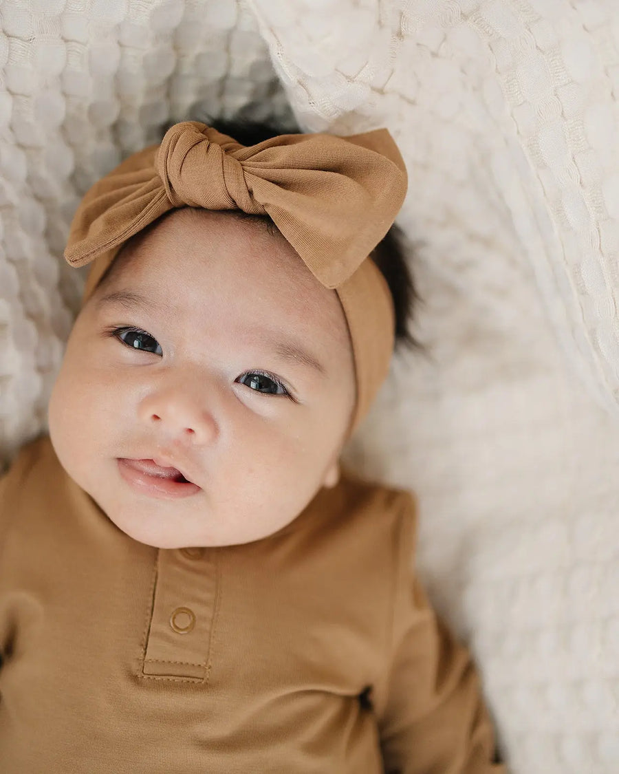 Mustard Bamboo Head Wrap Mebie Baby
