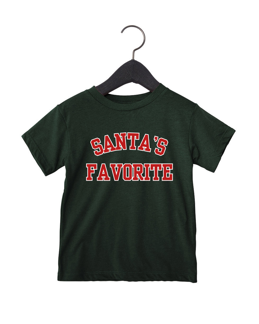 Santa's Favorite Varsity Tee SBG Co.