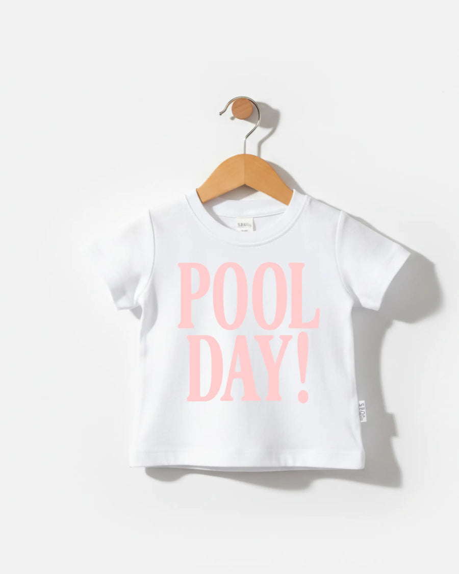 Pool Day! Girls + Boys Kids Tee Saved by Grace Co.