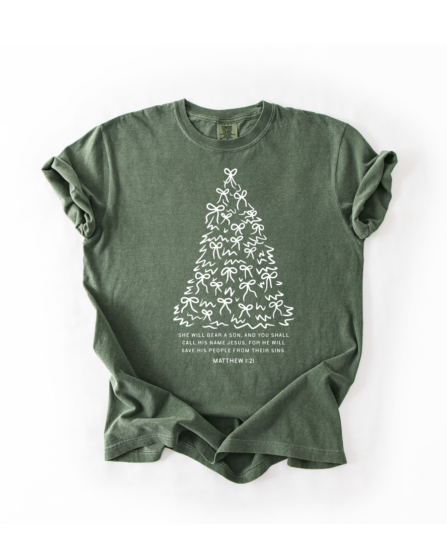 The Angel's Message Tee - Matthew 1:21 SBG Co.
