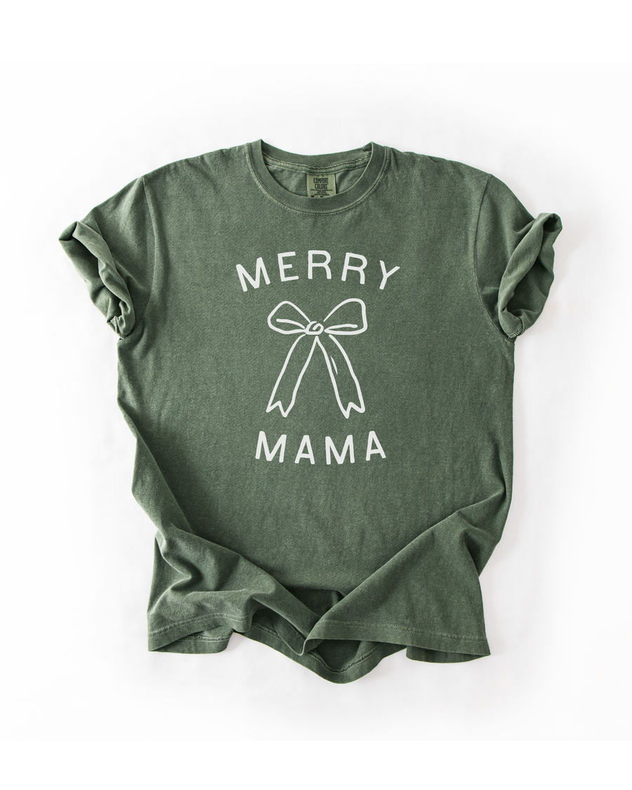 Merry Mama Bow Tee SBG Co.