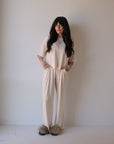 Women's Boxy Tee Lounge Set | Sadie Stripe