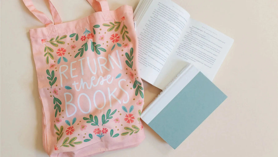 Return These Books Tote Bag SBG Co.