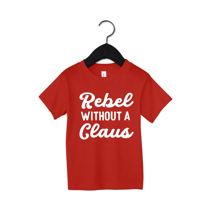Rebel Without a Claus Tee Saved by Grace Co.