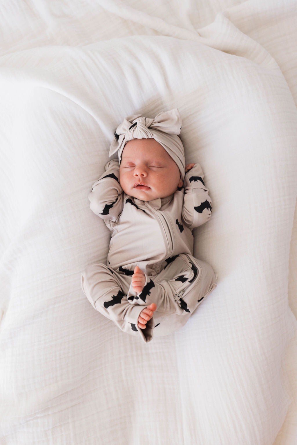 Bamboo Zip Pajamas | It's Bats! forever french baby